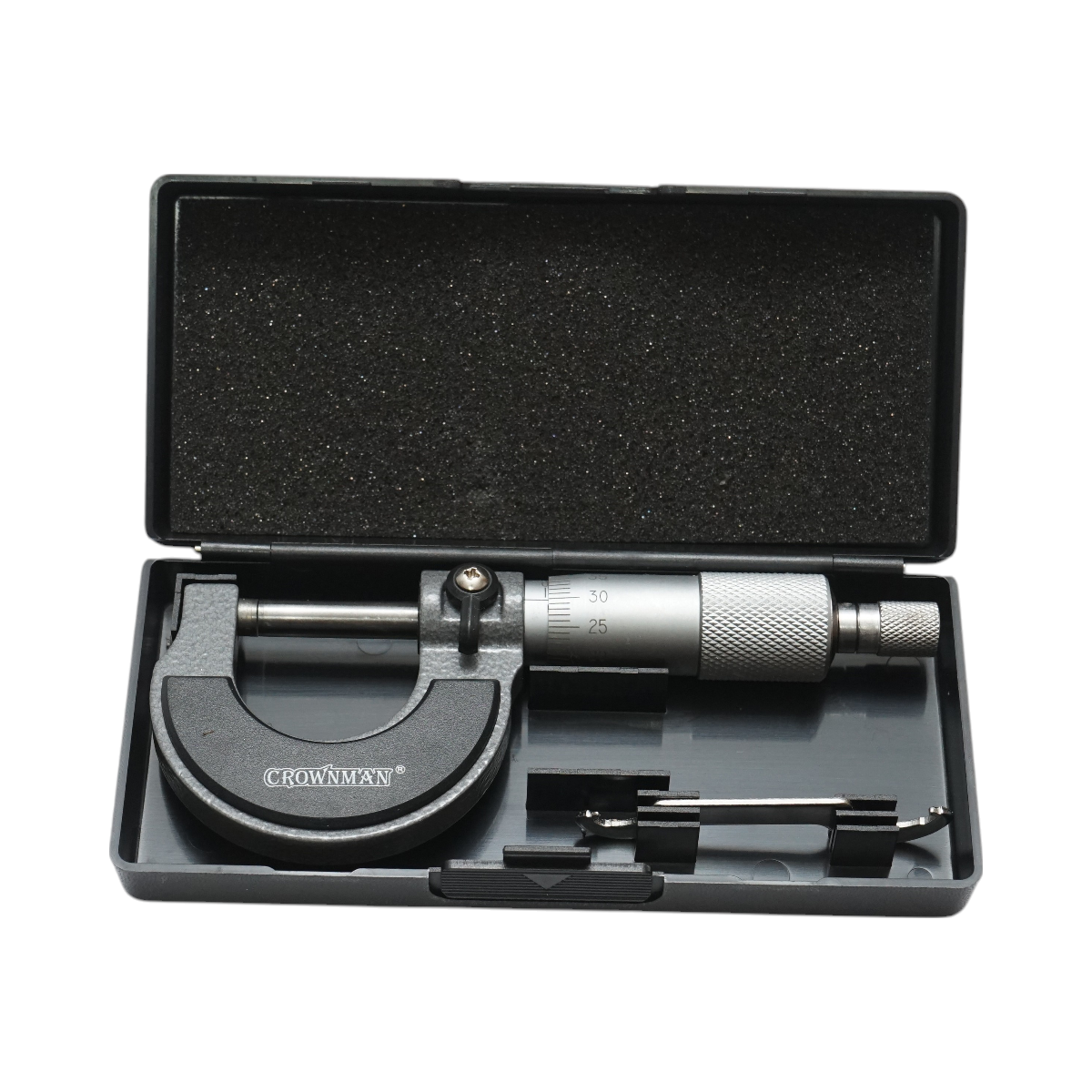 Micrometro meccanico per esterni 0-25mm Crownman