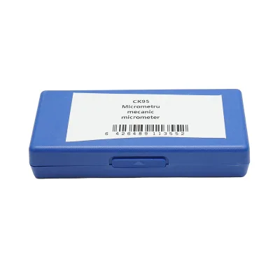 Micrometro meccanico per esterni con telaio smaltato, metrico 0-25 mm - immagine 4