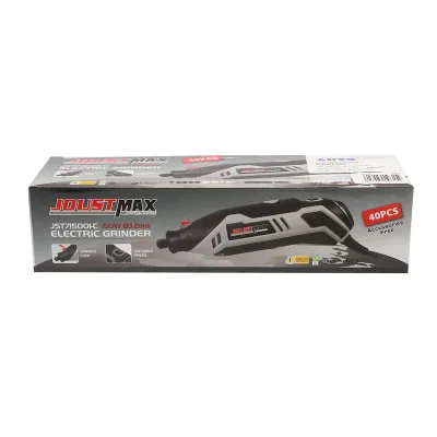 Mini smerigliatrice dritta elettrica 150W, 220V, 32000rpm con 40 accessori Joustmax - immagine 2