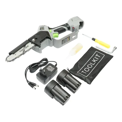 Minisega elettrica 500W con 2 batterie Li-ion 16,8V, diametro 120mm