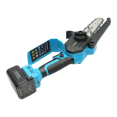 Minisega elettrica 500W con batteria agli ioni di litio da 21V, diametro di taglio 180mm - immagine 6