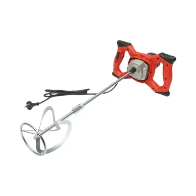 Miscelatore elettrico con agitatore 1400W, 220V, 6 velocità 0-800 giri/min, pala da 120 mm, M14 per adesivi, vernici, malta THOR - immagine 4