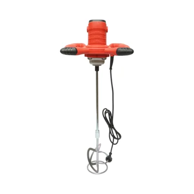 Miscelatore elettrico con agitatore 1400W, 220V, 6 velocità 0-800 giri/min, pala da 120 mm, M14 per adesivi, vernici, malta THOR