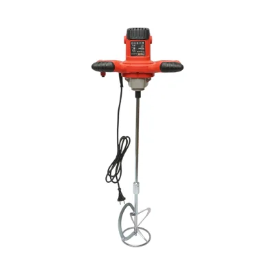 Miscelatore elettrico con agitatore 1400W, 220V, 6 velocità 0-800 giri/min, pala da 120 mm, M14 per adesivi, vernici, malta THOR - immagine 3