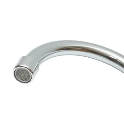 Miscelatore monocomando girevole per lavello da cucina, cartuccia in ceramica, cromo lucido - immagine 5