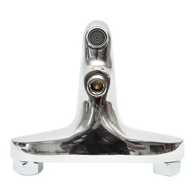 Miscelatore monocomando per vasca e doccia, montaggio esterno, cartuccia in ceramica, cromo lucido - immagine 4