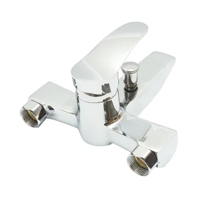Miscelatore monocomando per vasca/doccia, montaggio a parete, cartuccia in ceramica, finitura cromata lucida. - immagine 4