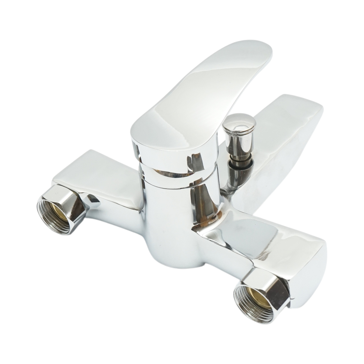 Miscelatore monocomando per vasca/doccia, montaggio a parete, cartuccia in ceramica, finitura cromata lucida. - immagine 4