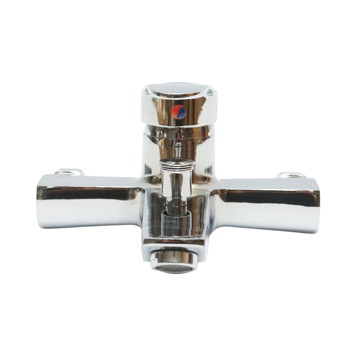 Miscelatore monocomando per vasca/doccia, montaggio a parete, cartuccia in ceramica, finitura cromata lucida. - immagine 5