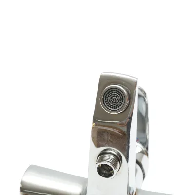 Miscelatore monocomando per vasca/doccia, montaggio a parete, cartuccia in ceramica, finitura cromata lucida. - immagine 6