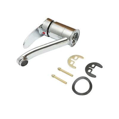 Miscelatore per lavello da cucina con bocca girevole 19 cm, cromato lucido Breckner Germany - immagine 2