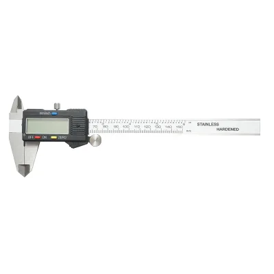 Misuratore di profondità digitale professionale per esterni e interni con asta di profondità, pollici-mm 0-150 mm - immagine 3