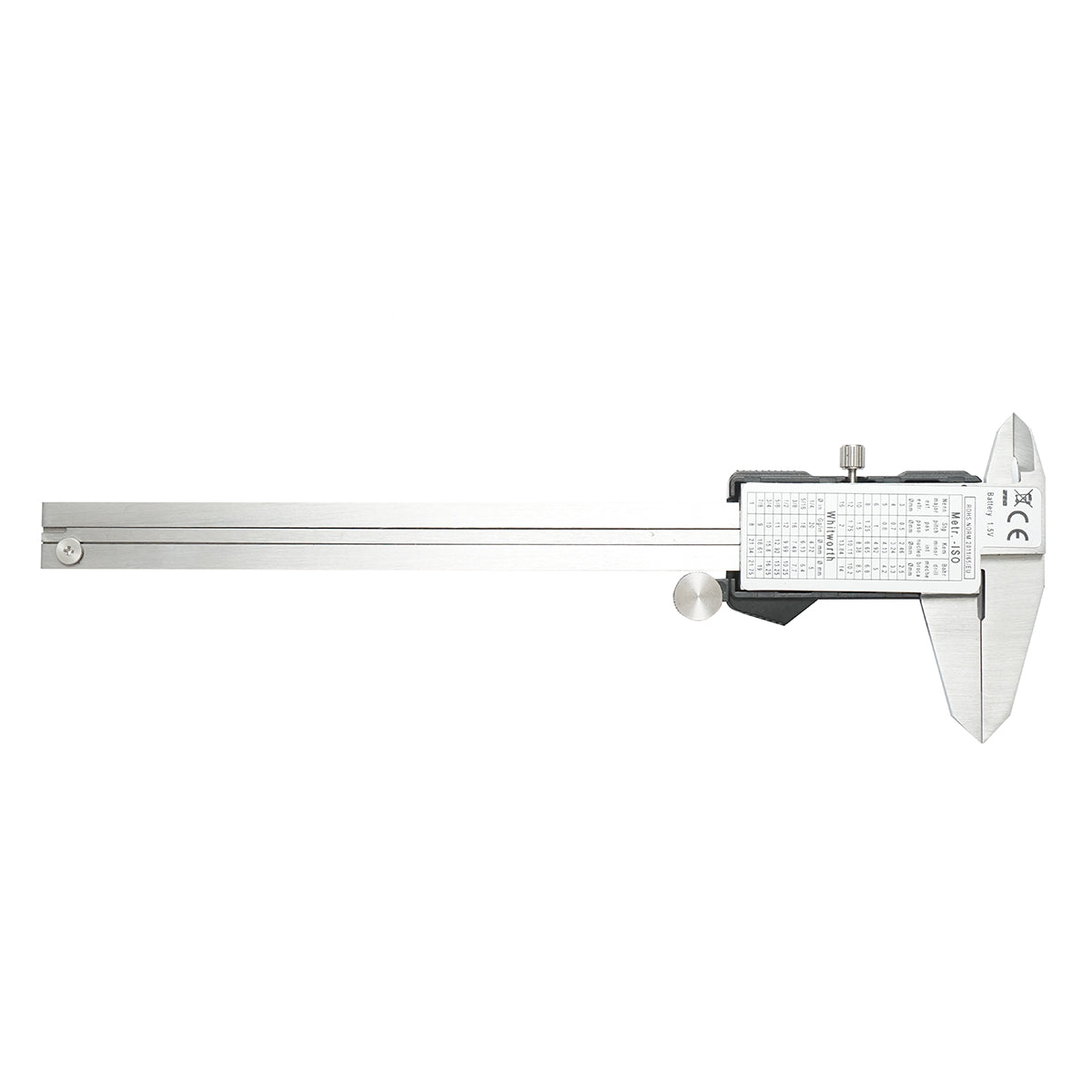Misuratore di profondità digitale professionale per esterni e interni con asta di profondità, pollici-mm 0-150 mm - immagine 4