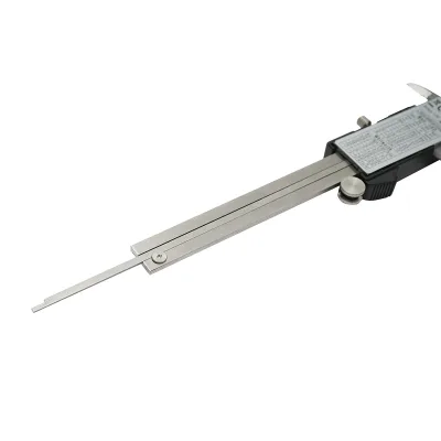 Misuratore di profondità digitale professionale per esterni e interni con asta di profondità, pollici-mm 0-150 mm - immagine 6