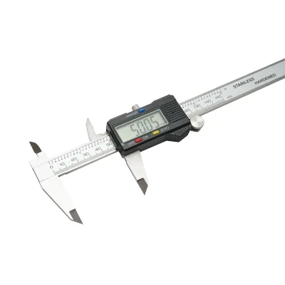 Misuratore di profondità digitale professionale per esterni e interni con asta di profondità, pollici-mm 0-150 mm - immagine 5