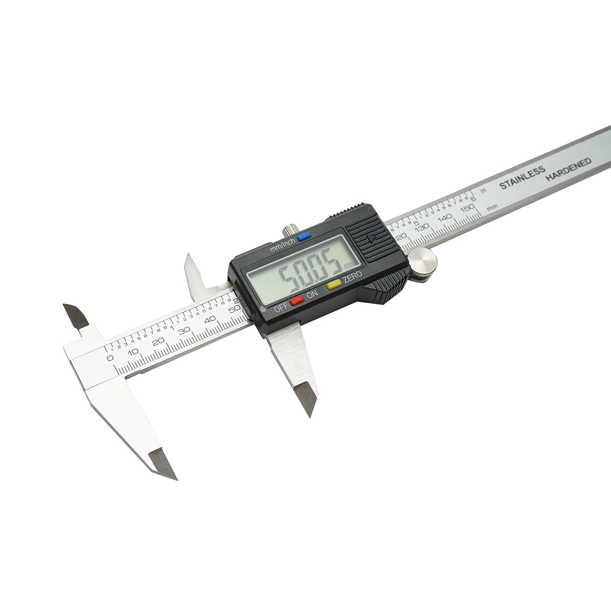 Misuratore di profondità digitale professionale per esterni e interni con asta di profondità, pollici-mm 0-150 mm - immagine 5