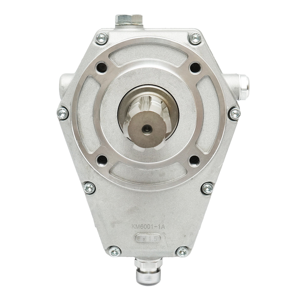 Moltiplicatore di giri in alluminio KM6001 maschio profilo albero standard trattori Z=6 1 3/8 DIN 9611 - immagine 2
