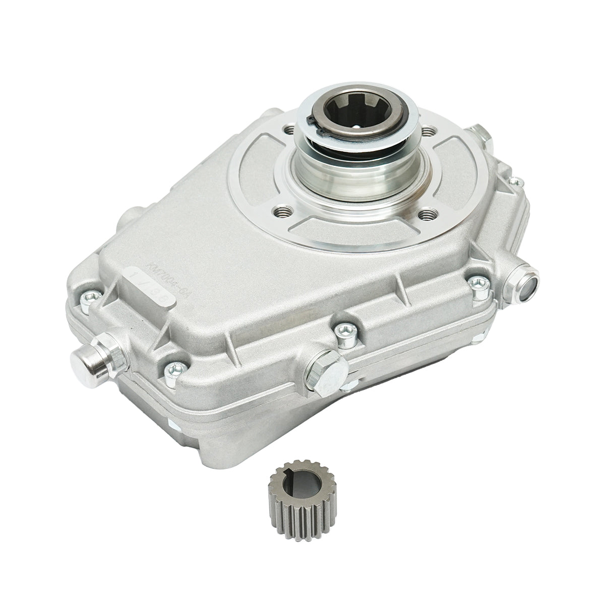 Moltiplicatore di giri in alluminio KM7004 profilo albero standard trattore Z=6 1 3/8 DIN 9611 con serraggio - immagine 2