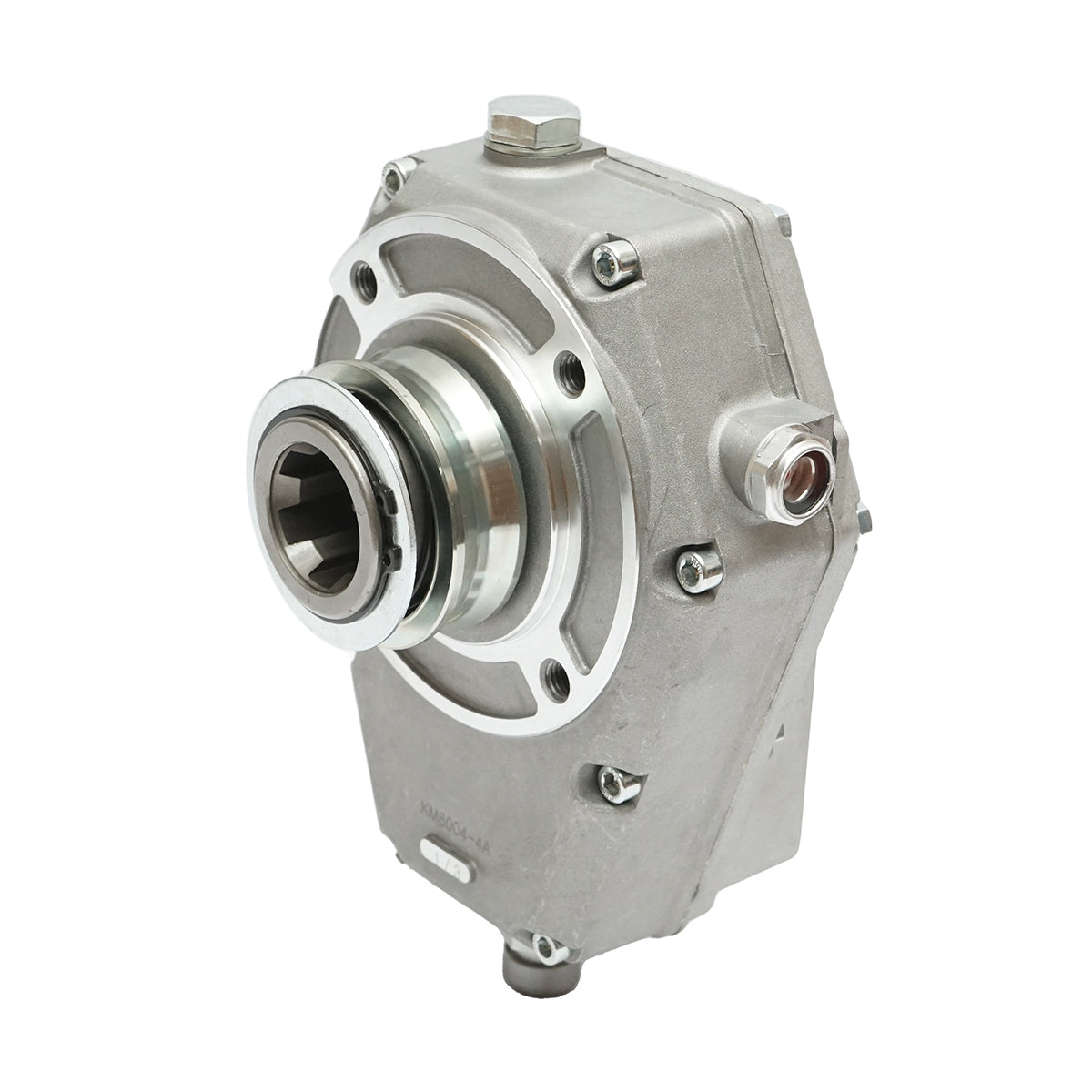 Moltiplicatore di giri in alluminio madre KM6004, profilo albero standard per trattori Z=6 1 3/8 DIN 9611 con serraggio