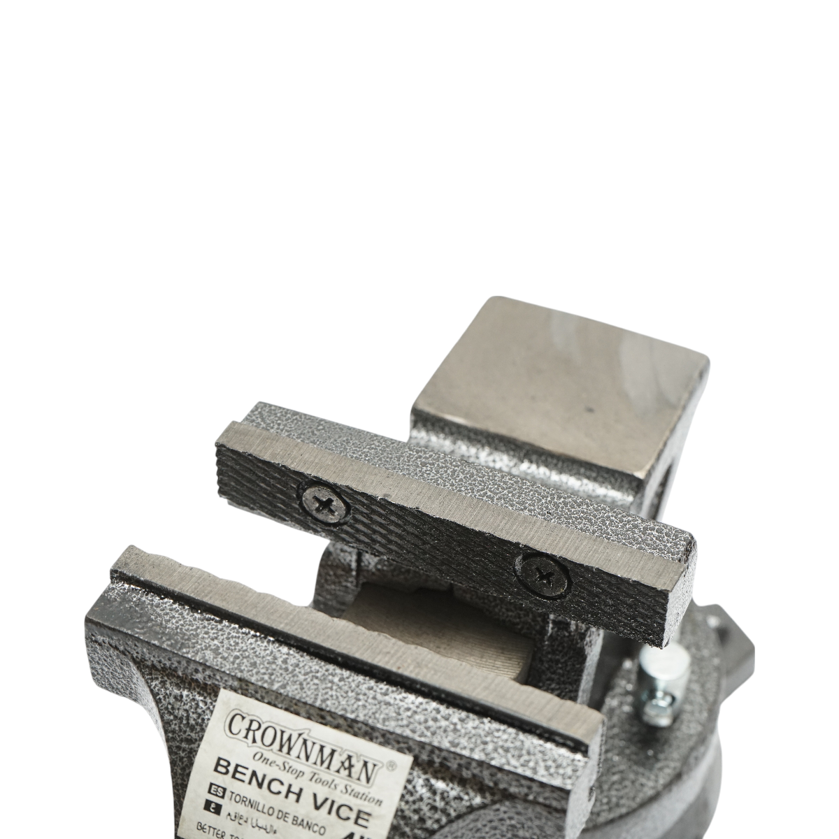 Morsa a base rotante e incudine Crownman da 100 mm - immagine 6