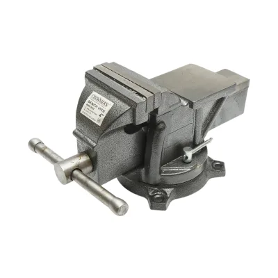 Morsa a incudine Crownman Heavy Duty con base rotante da 100 mm