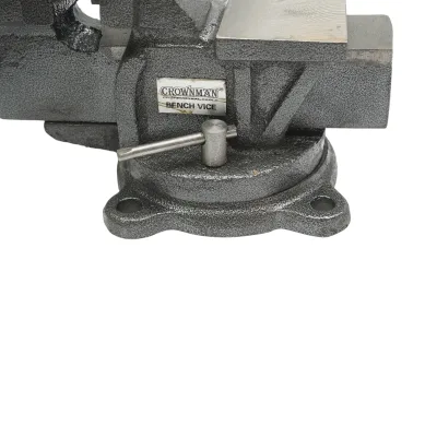 Morsa con base girevole e incudine Crownman per impieghi gravosi da 75 mm - immagine 6