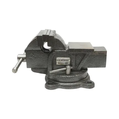 Morsa con base girevole e incudine Crownman per impieghi gravosi da 75 mm - immagine 3