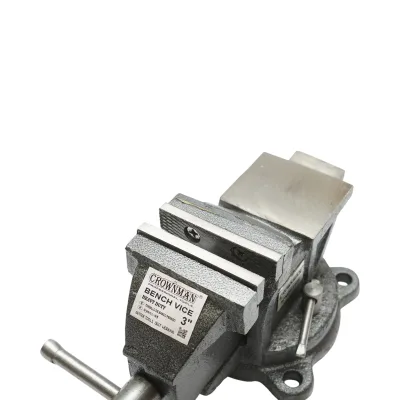 Morsa con base girevole e incudine Crownman per impieghi gravosi da 75 mm - immagine 4