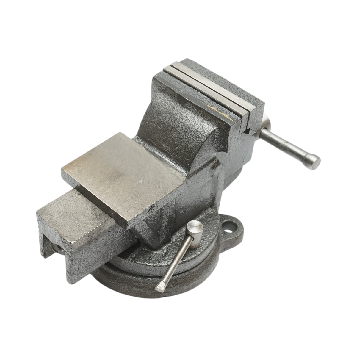 Morsa con base girevole e incudine Crownman per impieghi gravosi da 75 mm - immagine 2