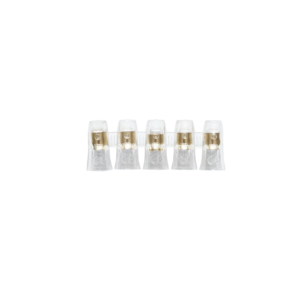 Morsettiera 24A 450V, 5 poli 2,5mm Leader - immagine 4