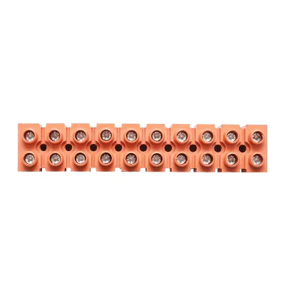 Morsettiera 36A 600V, 10 poli 0,5-6mm Leader - immagine 2