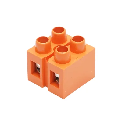Morsettiera 36A 600V, 2 poli 0,5-6mm Leader