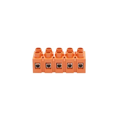 Morsettiera 36A 600V, 5 poli 0,5-6mm Leader - immagine 2