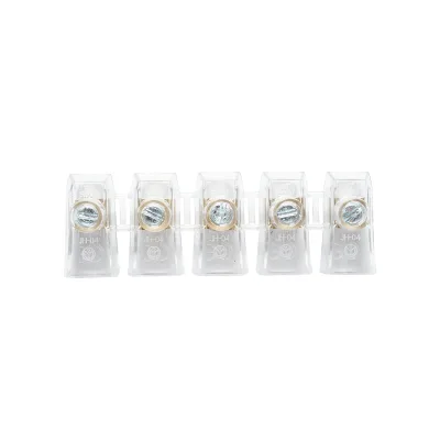 Morsettiera 57A 500V, 5 poli 10mm Leader - immagine 3