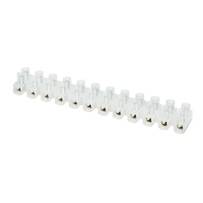 Morsettiera 6A 380V, 12 poli 6mm Leader