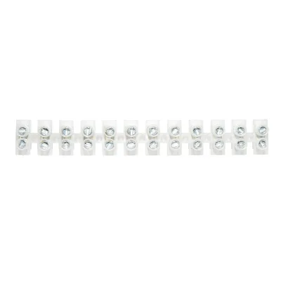 Morsettiera 6A 380V, 12 poli 6mm Leader - immagine 3