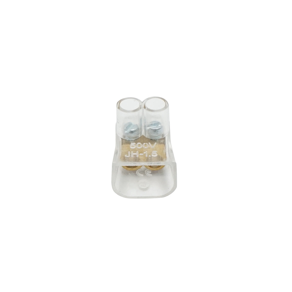 Morsettiera di fine stringa 10A 500V, 2 poli 1,5mm Leader - immagine 2