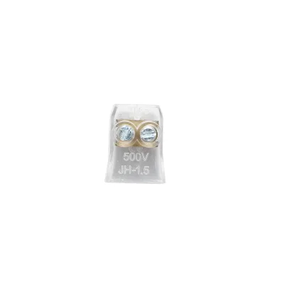Morsettiera di fine stringa 10A 500V, 2 poli 1,5mm Leader - immagine 3