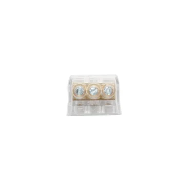 Morsettiera di fine stringa 10A 500V, 3 poli 1,5mm Leader - immagine 3
