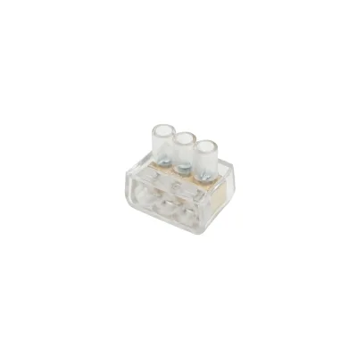 Morsettiera di fine stringa 10A 500V, 3 poli 1,5mm Leader