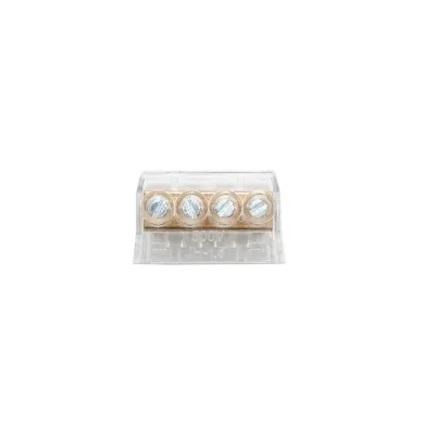 Morsettiera di fine stringa 10A 500V, 4 poli 1,5mm Leader - immagine 3