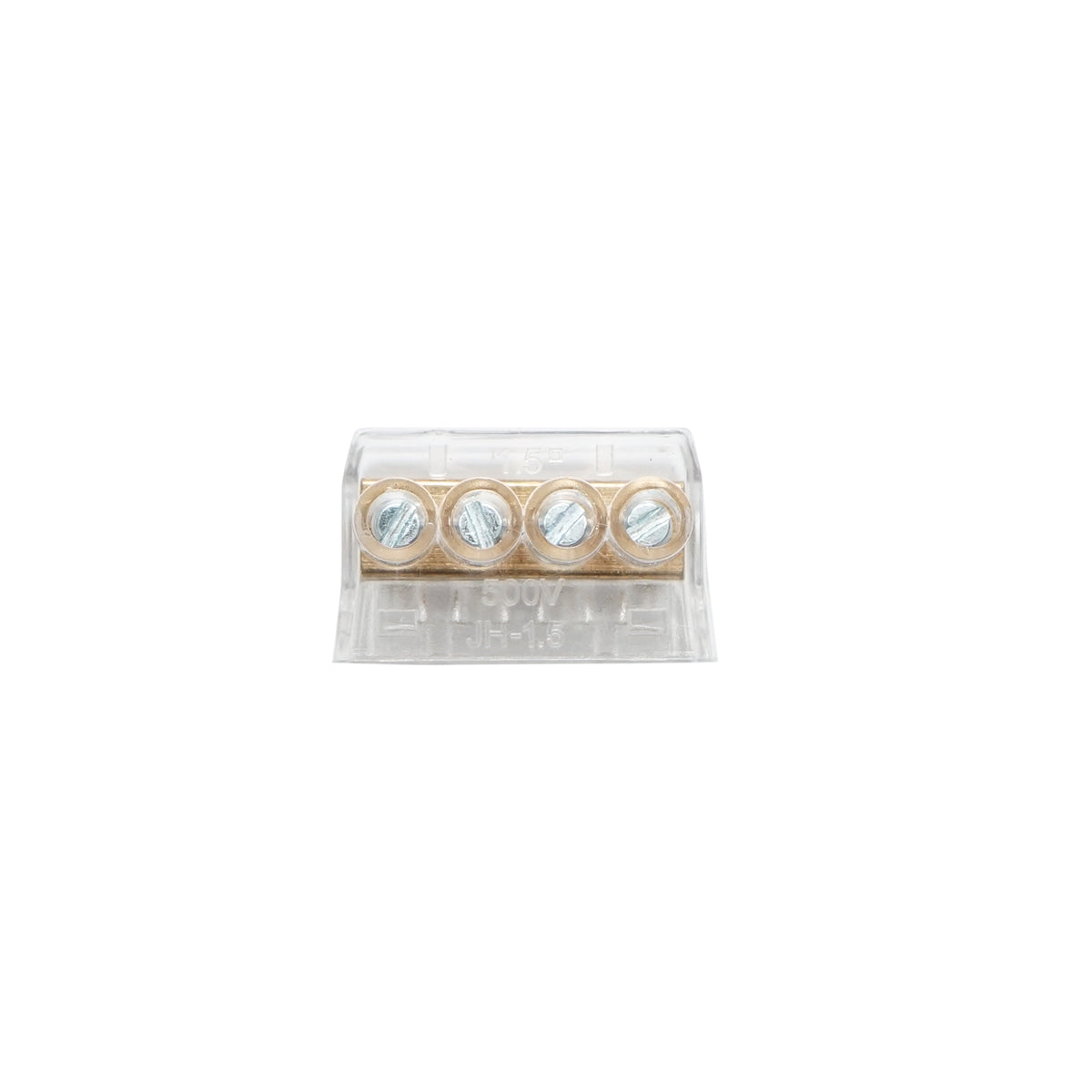 Morsettiera di fine stringa 10A 500V, 4 poli 1,5mm Leader - immagine 3