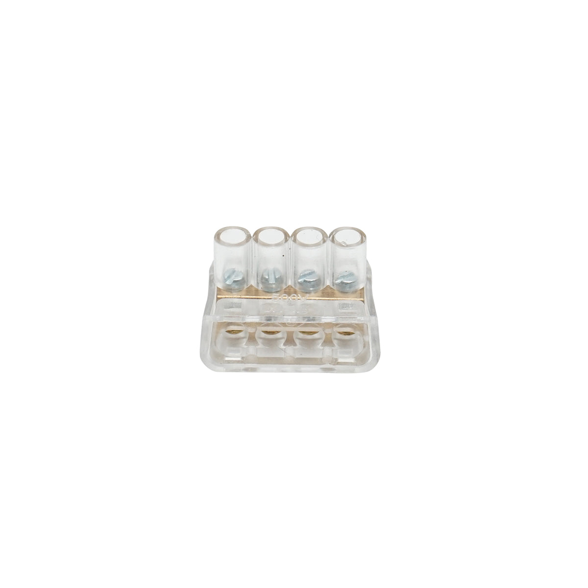 Morsettiera di fine stringa 10A 500V, 4 poli 1,5mm Leader - immagine 2