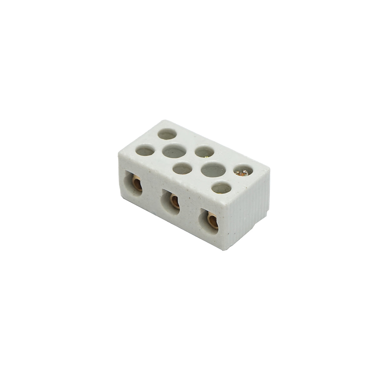 Morsettiera in ceramica 15A, 3 poli 0,5-6mm Leader