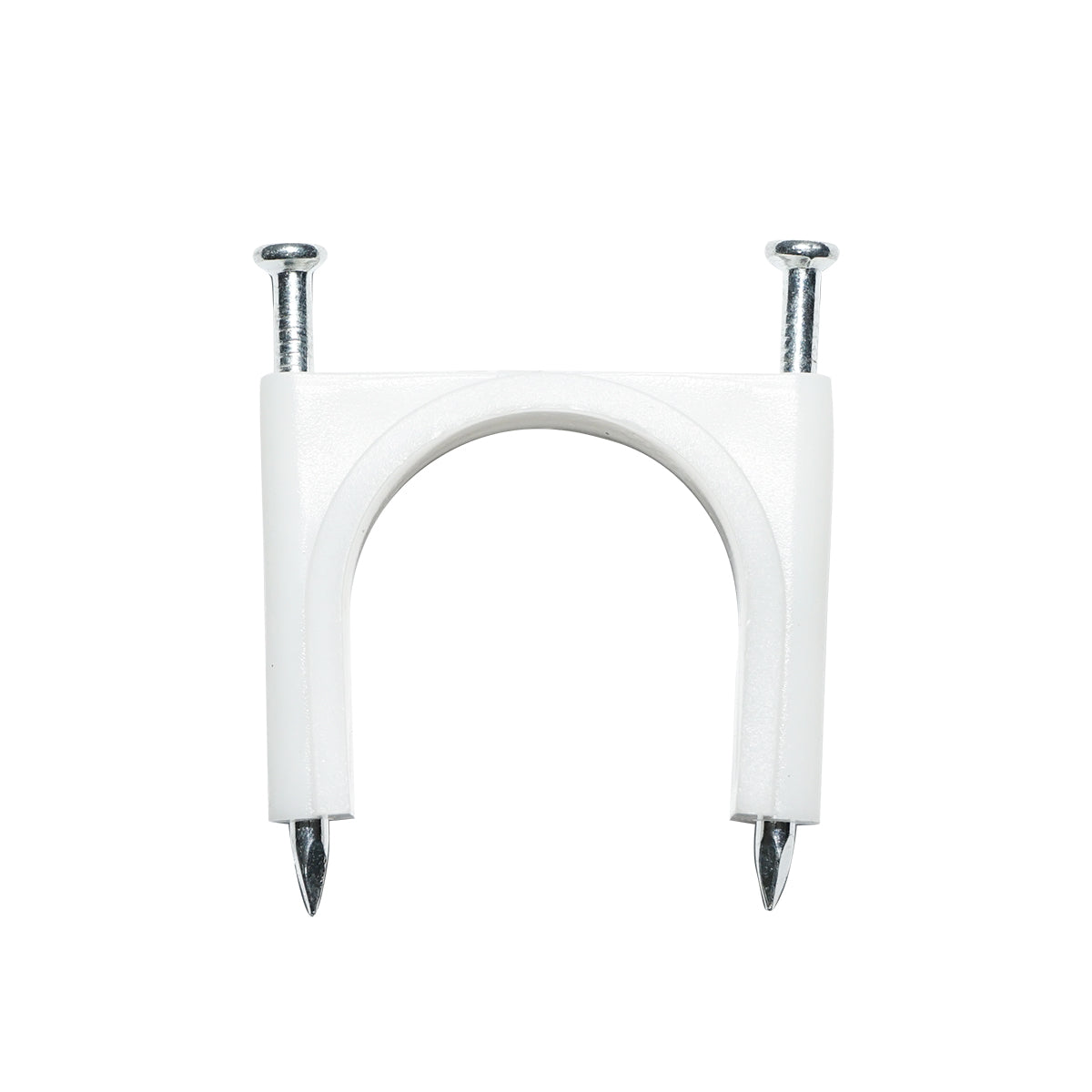 Morsetto a chiodo 32mm per fissaggio cavi 100pz