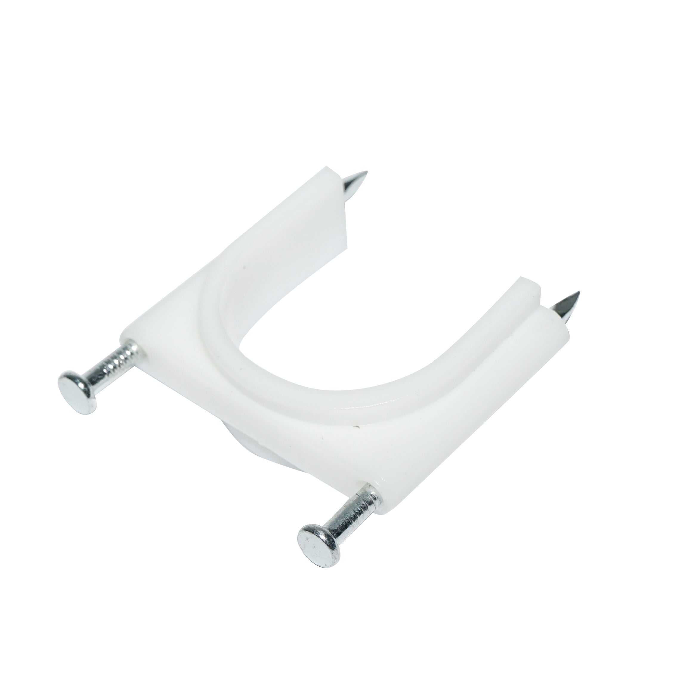 Morsetto a chiodo 32mm per fissaggio cavi 100pz - immagine 3