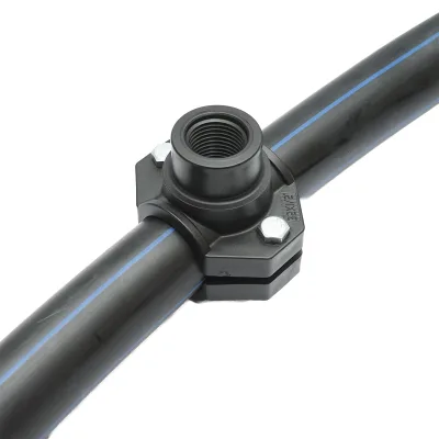 Morsetto di collegamento a compressione D32mm x 1/2, PN10, per sistemi di irrigazione.