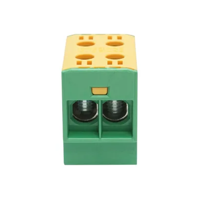 Morsetto di derivazione AL-CU, 1P, isolato giallo-verde 25mm2, 380VAC - immagine 4