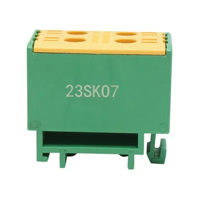 Morsetto di derivazione AL-CU, 1P, isolato giallo-verde 25mm2, 380VAC - immagine 2