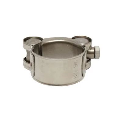 Morsetto di forza, morsetto in acciaio inox con vite W1 per tubi flessibili da 26-28 mm Breckner Germany - immagine 2